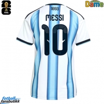 Argentina Lionel Messi #10 Hjemmedrakt Dame VM 2026 Kortermet